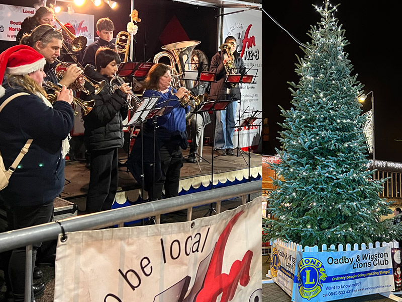 Bell Street Christmas Lights switch on